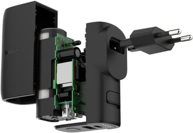 Belkin BoostCharge 25 W hybridi seinälaturi + 5000 mAh varavirtalähde