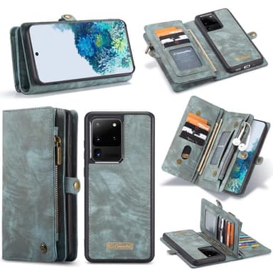 Samsung Galaxy S20 Ultra CASEME Irrotettava 2-in-1 kotelo - Sininen