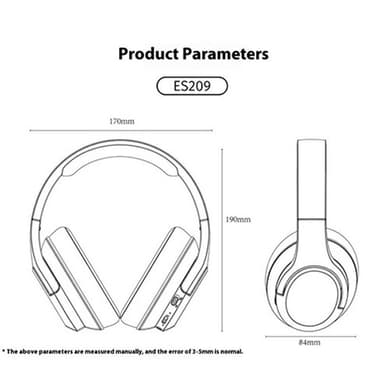 LENOVO Langattomat Korvakuulokkeet Taitettavat Heavy Bass Bluetooth-kuulokkeet - Valkoinen