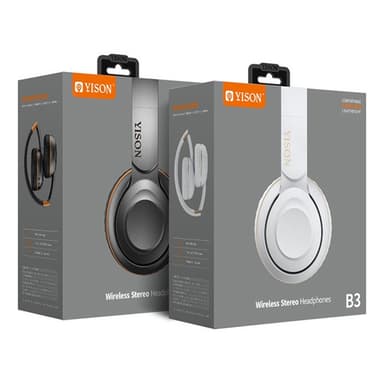 Bluetooth 5.0 langattomat kuulokkeet Over-Ear taitettavat urheilukuulokkeet – Musta