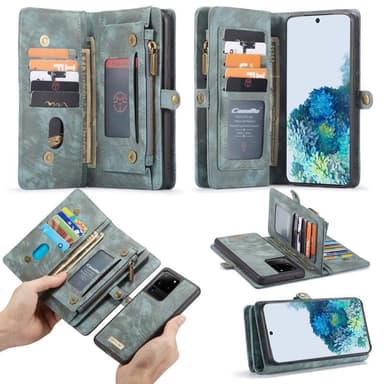 Samsung Galaxy S20 Ultra CASEME Irrotettava 2-in-1 kotelo - Sininen