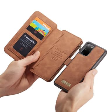 Samsung Galaxy S20 Plus CASEME 2-in-1 Irrotettava - Ruskea