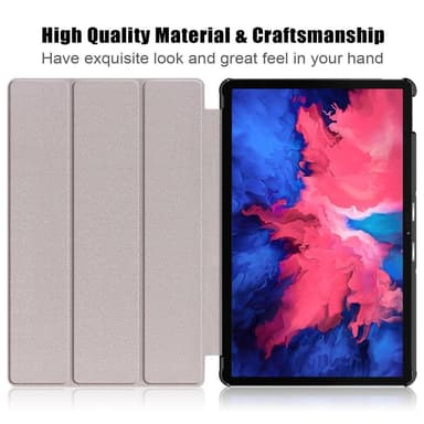 Kolminkertainen jalustan kansi Lenovo Tab P11: lle - musta