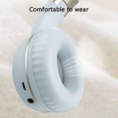 Bluetooth 5.0 langattomat kuulokkeet Over-Ear taitettavat urheilukuulokkeet – Musta