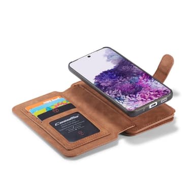 Samsung Galaxy S20 Plus CASEME 2-in-1 Irrotettava - Ruskea