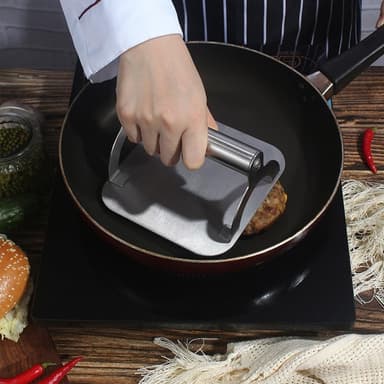 Smashburger Hampurilaispuristin Murskausrauta Ruostumaton teräs
