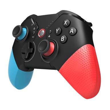 Yhteensopiva langattoman Nintendo Switch -peliohjaimen värinäsuunnittelun kanssa - sininen+punainen