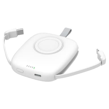 S3 Type-C/iP kaapeloitu 5000mAh kannettava matkapuhelimen virtapankki