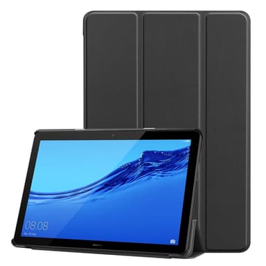Kolminkertainen kotelo jalustalla Huawei MediaPad T5 10: lle - musta