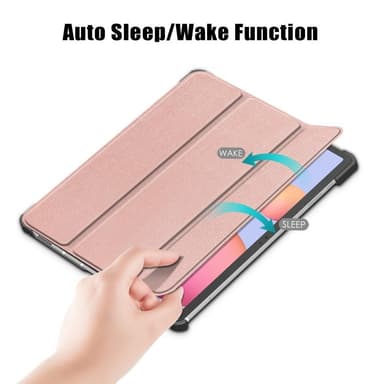Kolmen taittotelineen älykotelo Samsung Galaxy Tab S7 FE/Tab S7 Plus/Tab S8+ -puhelimelle