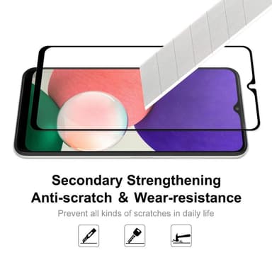 Samsung Galaxy A22 5G HAT PRINCE Täysi peittävä karkaistu lasi