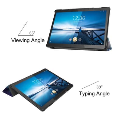 Kolminkertainen telinekotelo Lenovo Tab M10 FHD REL TB-X605FC - Starry Sky