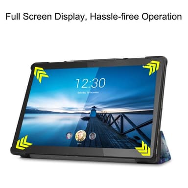 Kolminkertainen telinekotelo Lenovo Tab M10 FHD REL TB-X605FC - Starry Sky