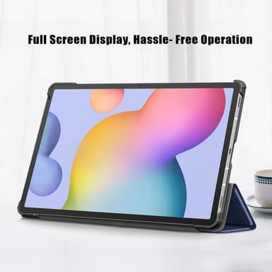 Kolmen taittotelineen älykotelo Samsung Galaxy Tab S7 FE/Tab S7 Plus/Tab S8+ -puhelimelle