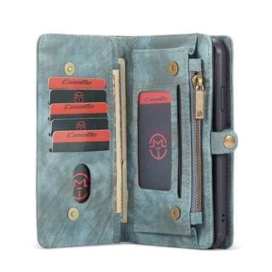 iPhone 11 Pro Max CASEME Split Lompakkokotelo - Sininen