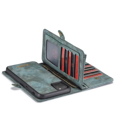iPhone 11 Pro Max CASEME Split Lompakkokotelo - Sininen