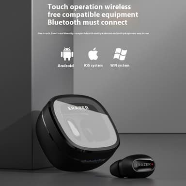 LENOVO Erazer XT62PRO In-Ear langattomat nappikuulokkeet Bluetooth-kuulokkeet - Musta