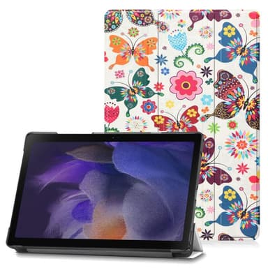 Kolminkertainen telinekotelo Samsung Galaxy Tab A8 10.5"" (2021) - Perhoset