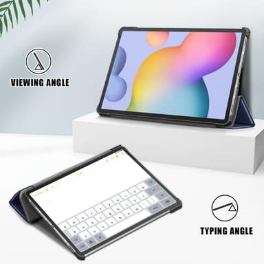 Kolmen taittotelineen älykotelo Samsung Galaxy Tab S7 FE/Tab S7 Plus/Tab S8+ -puhelimelle