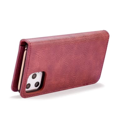 DG.MING iPhone 11 Pro Max tyylikäs lompakkokotelo - punainen