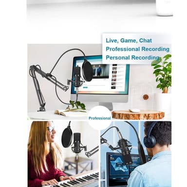 Studio Live Streaming -tallennusmikrofoniteline