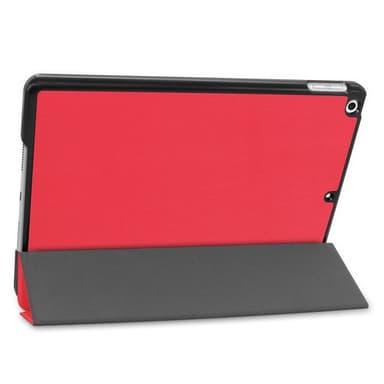Apple iPad 10.2 2021/2020/2019 Kolminkertainen jalusta tablettikotelo - Punainen