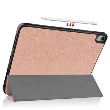 Apple iPad Air (2020) Kolmintaitettava tabletin suojakotelo - Ruusukulta