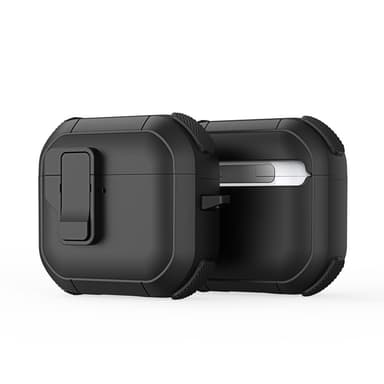 AirPods 4 -kotelolle DUX DUCIS PC+TPU Bluetooth-kotelo / kuori koukulla