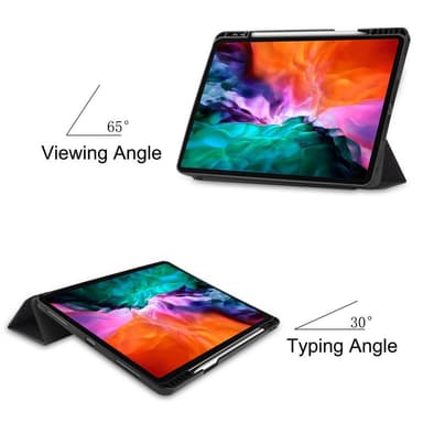 iPad 12.9"" Pro 2021 kolminkertainen jalustan tabletin kotelo - älä koske