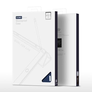 DUX DUCIS Domo Apple iPad 10.2 2021/2020/2019 Kolminkertainen jalusta Sininen