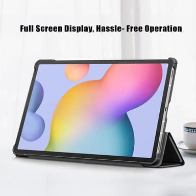 Kolminkertainen teline älykotelo Samsung Galaxy Tab S7 FE/Tab S7 Plus/Tab S8+
