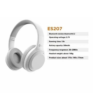 LENOVO Langattomat korvakuulokkeet Taitettavat pelimusiikki Bluetooth-kuulokkeet - Musta