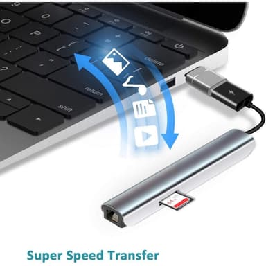 USB C - USB-sovitin USB-C - USB 3.0 -sovitin OTG MacBook Prolle MacBook Air iPad Prolle ja muille tyypin C laitteille
