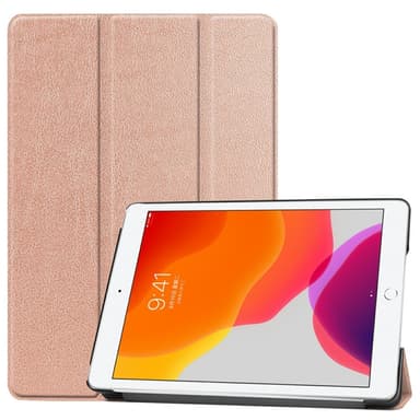 Apple iPad 10.2 2021/2020/2019 Kolminkertainen jalusta tablettikotelo - ruusukulta