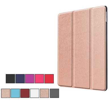 Apple iPad 10.2 2021/2020/2019 Kolminkertainen jalusta tablettikotelo - ruusukulta
