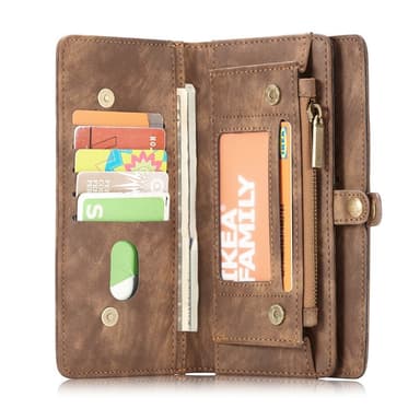 Samsung Galaxy Note 10 Plus CASEME Irrotettava 2-in-1 kotelo - Ruskea