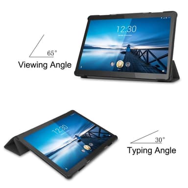Kolminkertainen telinekotelo Lenovo Tab M10 FHD REL TB-X605FC - musta