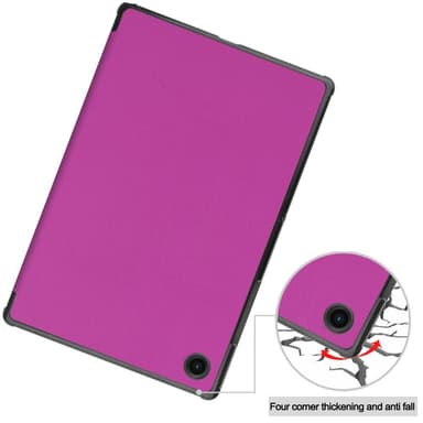 Kolminkertainen telinekotelo Samsung Galaxy Tab A8 10.5"" (2021) - violetti