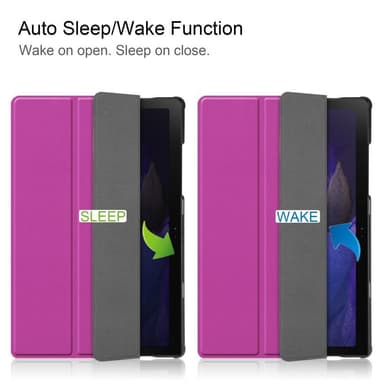 Kolminkertainen telinekotelo Samsung Galaxy Tab A8 10.5"" (2021) - violetti