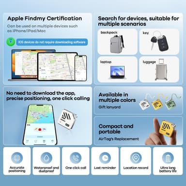 Smart Global Positioning Anti-Lost Tracker GPS Locator 220mAh - valkoinen