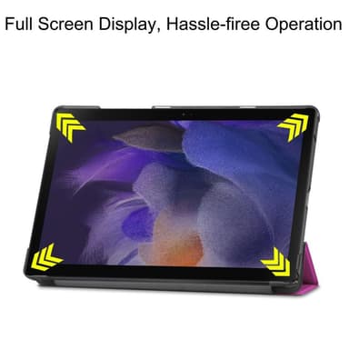 Kolminkertainen telinekotelo Samsung Galaxy Tab A8 10.5"" (2021) - violetti