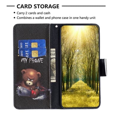 Samsung Galaxy S24+ Lompakkotelineen kotelo Kuviollinen puhelimen kansi