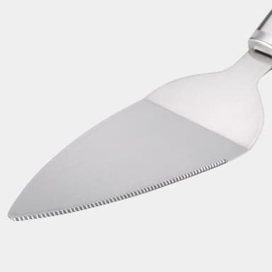 Pizzaleikkuri ja palvelinsarja ruostumattomasta teräksestä valmistettu pizzapyöräpalvelinlastalla