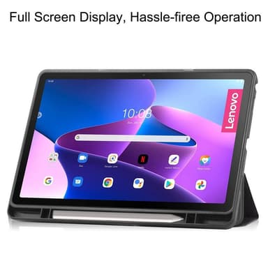 Lenovo Tab M10 Plus (Gen 3) kolminkertainen jalustan kansi - Älä kosketa minua