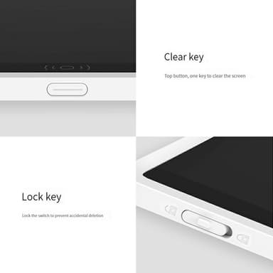 XIAOMI 10 tuuman värikäs LCD kirjoituslevy Doodle Board Erase Notepad