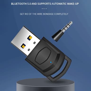 Sony PS5 PS4 PC-kuulokkeille Bluetooth USB 3.5mm Audio Transmitter Langaton vastaanotin