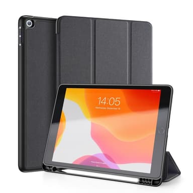 DUX DUCIS Domo Apple iPad 10.2 2021/2020/2019 Kolminkertainen jalusta Musta