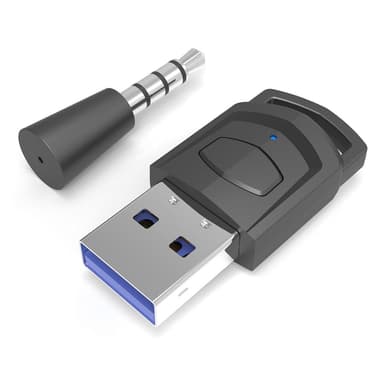Sony PS5 PS4 PC-kuulokkeille Bluetooth USB 3.5mm Audio Transmitter Langaton vastaanotin