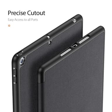 DUX DUCIS Domo Apple iPad 10.2 2021/2020/2019 Kolminkertainen jalusta Musta