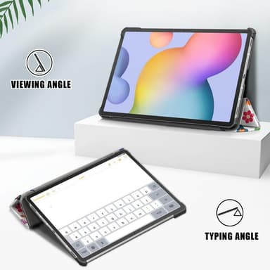Kolmen taittotelineen älykotelo Samsung Galaxy Tab S7 FE/Tab S7 Plus/Tab S8+ -puhelimelle